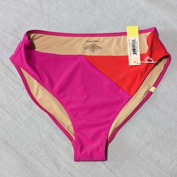 Summersalt bikini bottom in Hibiscus/Grapefruit 🌺👙 - Picture 4 of 7